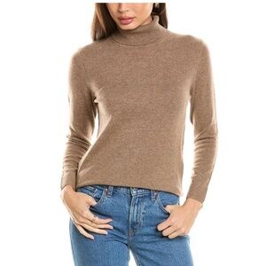 MALO OPTIMUM CASHMERE WOOL TURTLENECK WOMENS SIZE SMALL BROWN